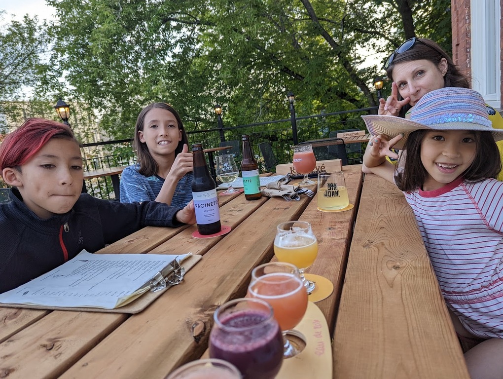 Eating out, trying amazing micro-breweries