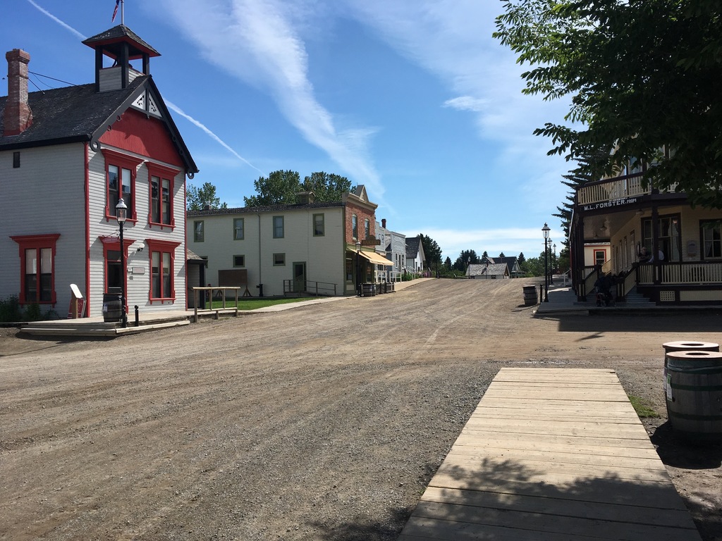 Heritage park.  Train & boat rides, large park.