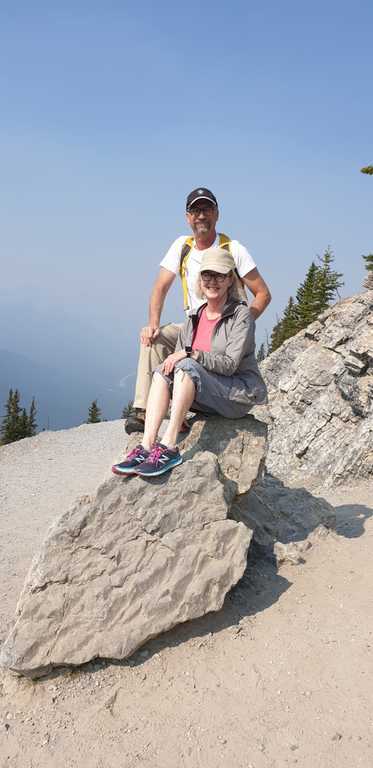 Top of Sulpher Mountain.  2,257 meters.  Take the Gondola ride up, or hike for a few hours.