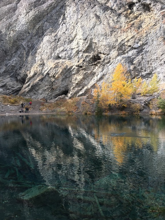Hiking in October 2017, one hour west of Calgary