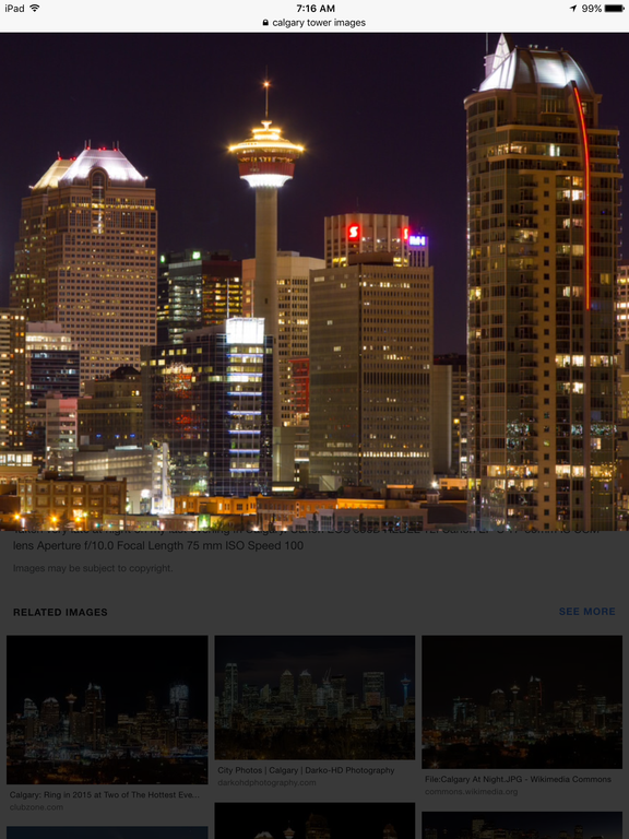Downtown Calgary.  Calgary tower has gorgeous views.  Has a lookout with glass floor!