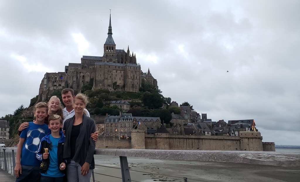 La France! Mont St. Michel - Our first Intervac Exchange