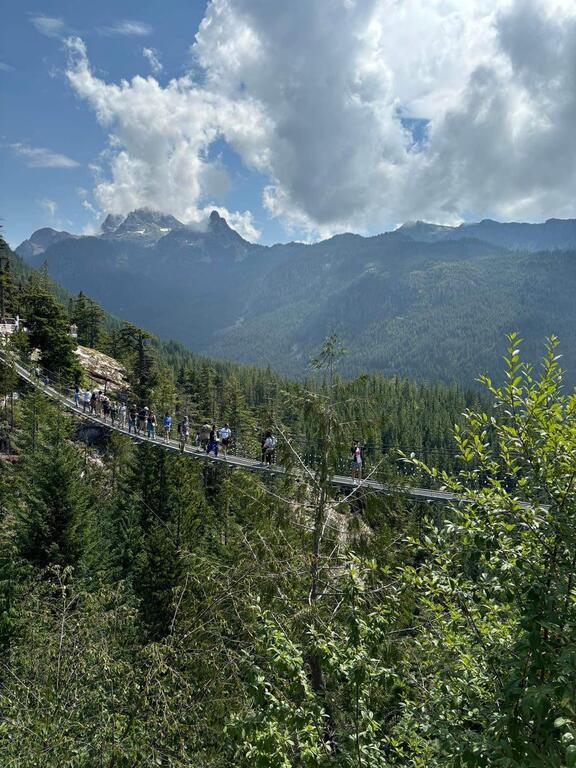 Squamish gondola hike - 50 minutes drive from our home.