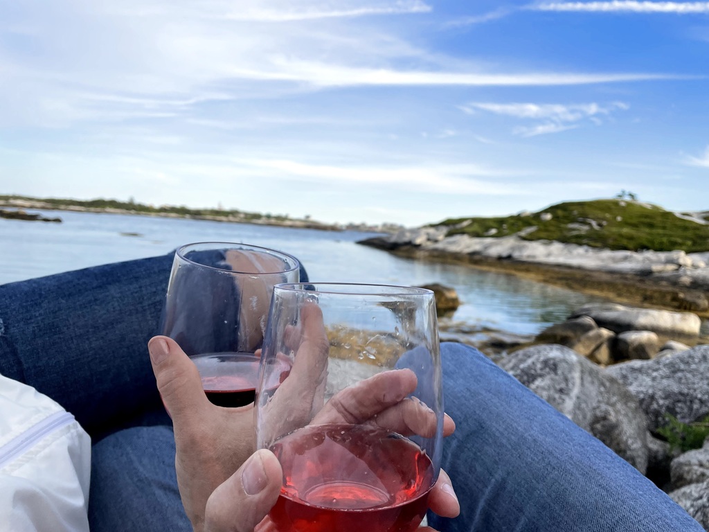 Another picnic on the beach.
