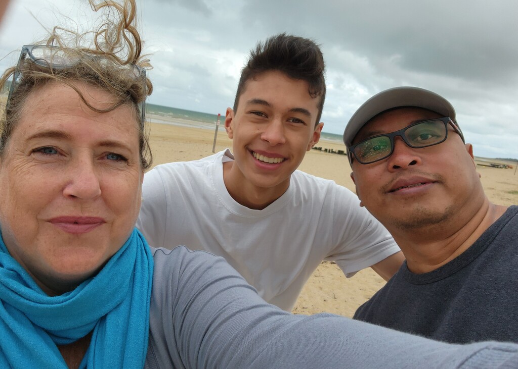 Myself, husband and my son who is 18