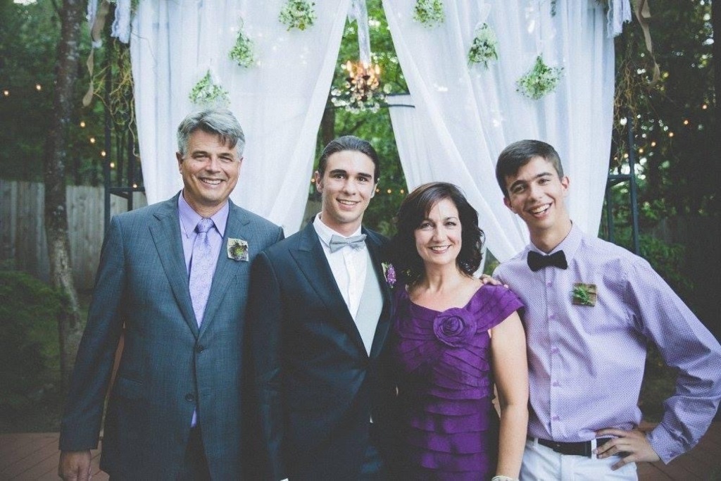 At our son's wedding 2015