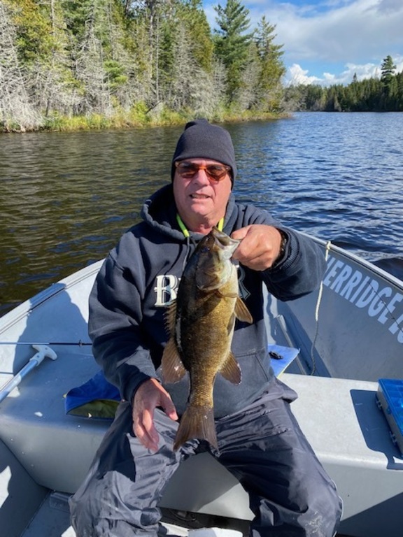 Steve fishing in Temagami