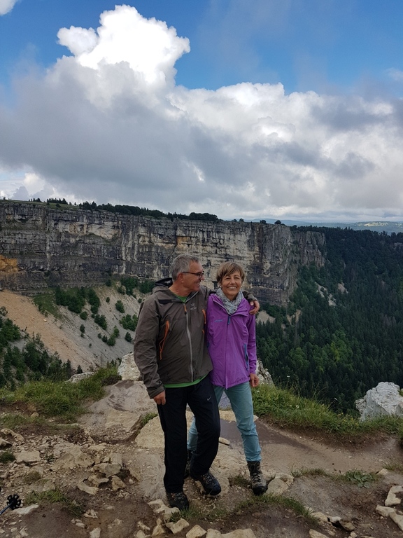 Hiking at the Creux du Van