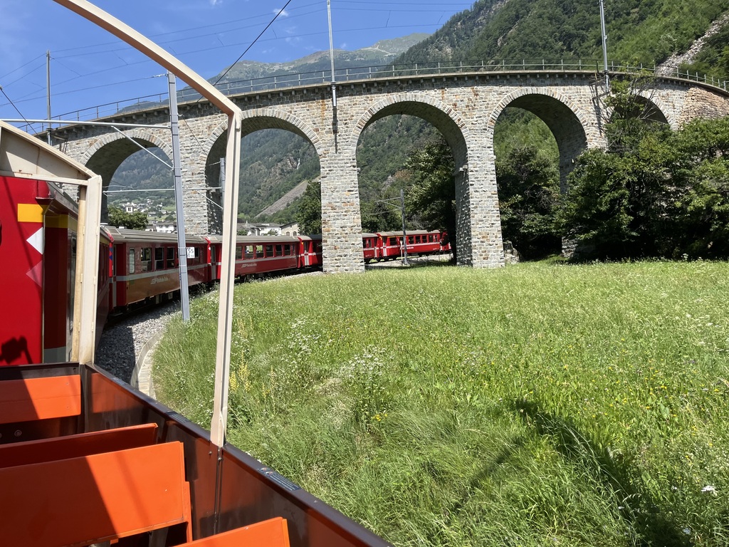 Switzerland has many extraordinary railway lines.