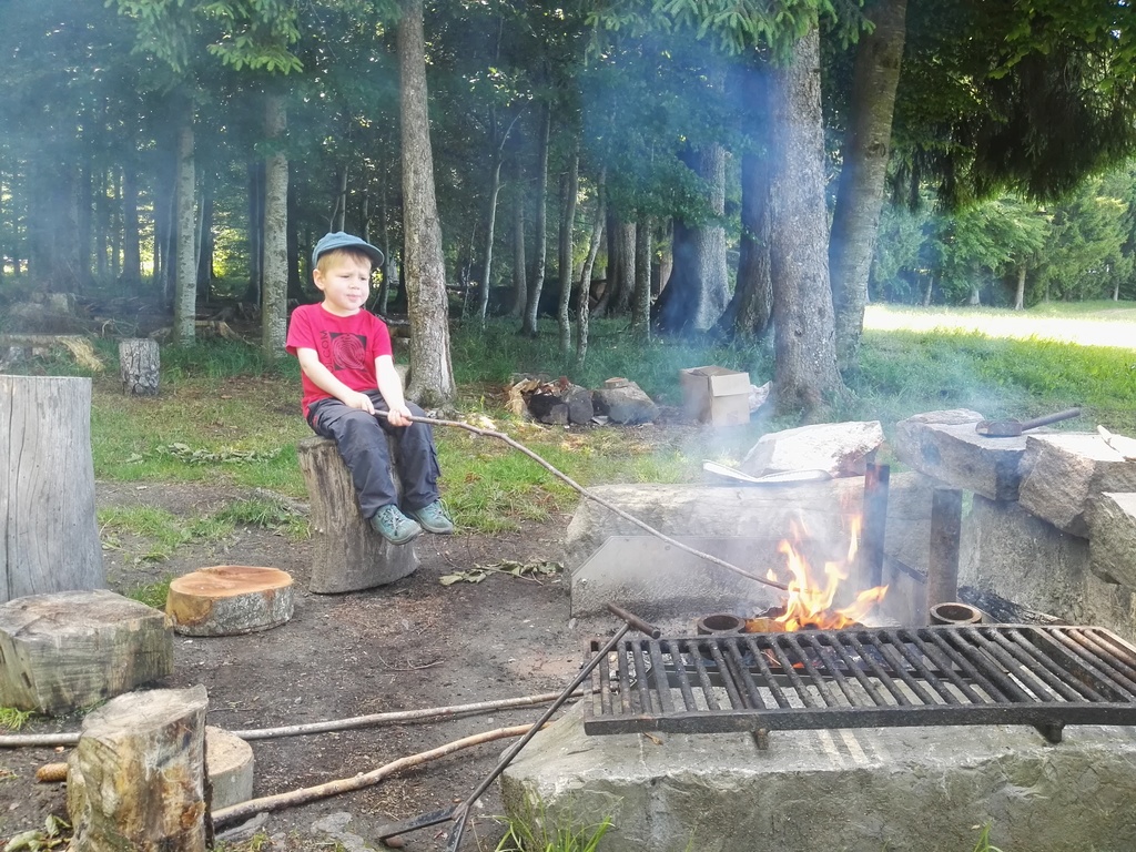 Barbecue in the forest - 20 min. walking