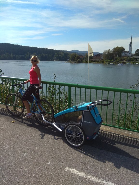 Bike trips in South Bohemia, Lipno lake