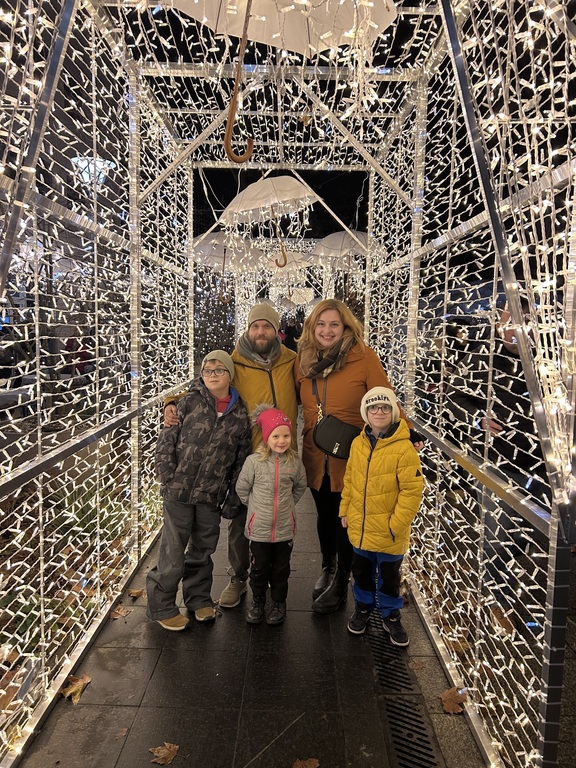 A family afternoon in Prague - 1 hour from our house.