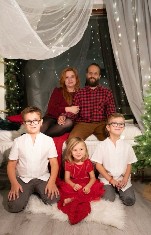 Our family Christmas photoshoot. We have two boys 8 and 10 ys and one daughter 5 ys old.