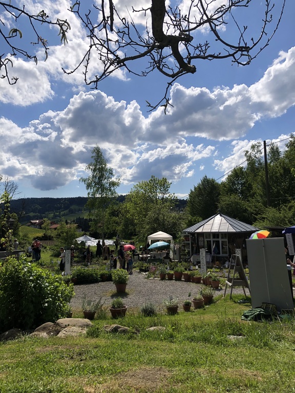 Ein Kräutermarkt im Allgäu