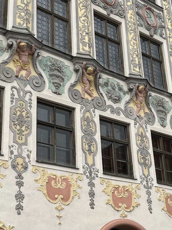 Famous baroque town hall in Landsberg 