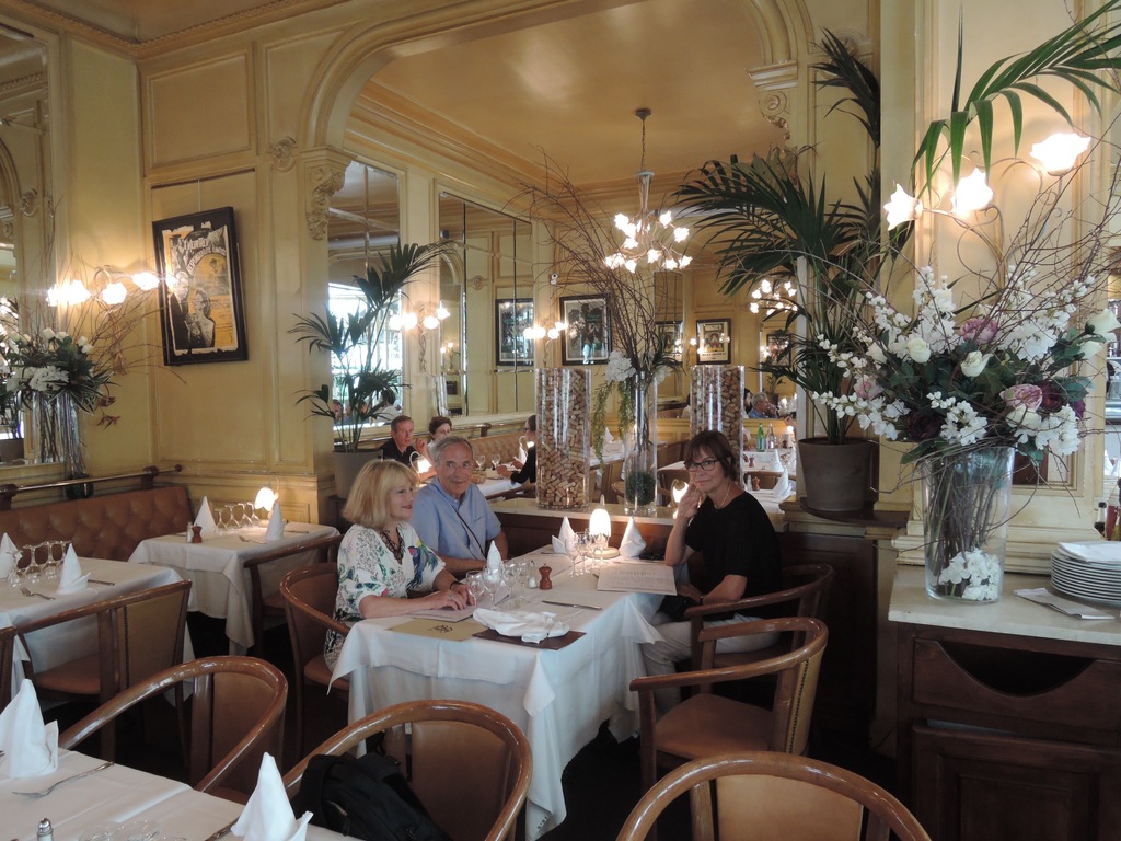 With friends in Paris