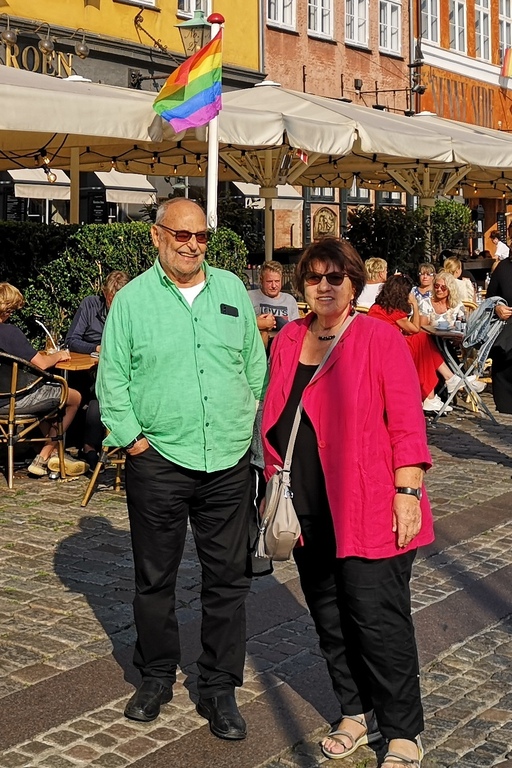 Christa and Arnold in Copenhagen, Denmark
