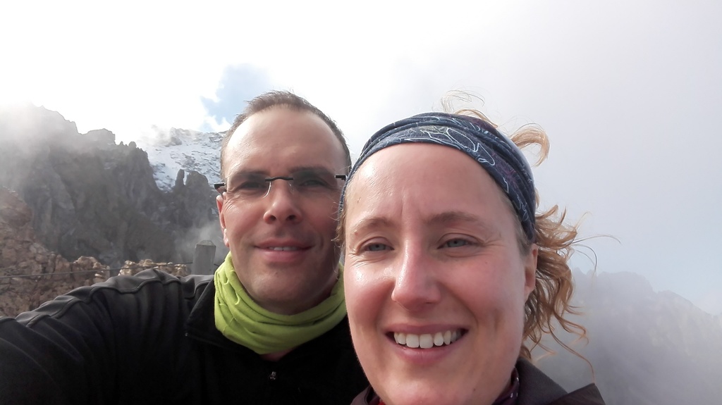 Lars and Andrea hiking in South-Tirol 2019