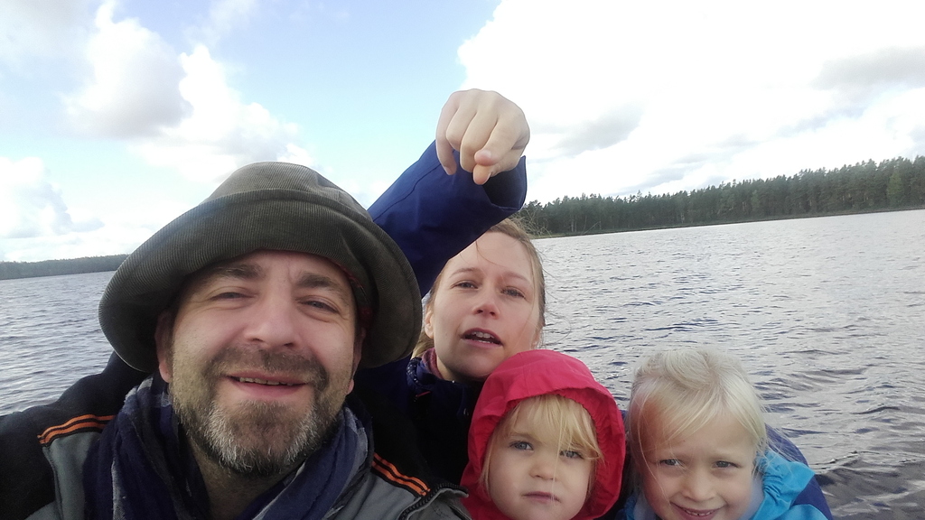 Ulrich, Florence, Marina and Gladys in Sweden in 2017.