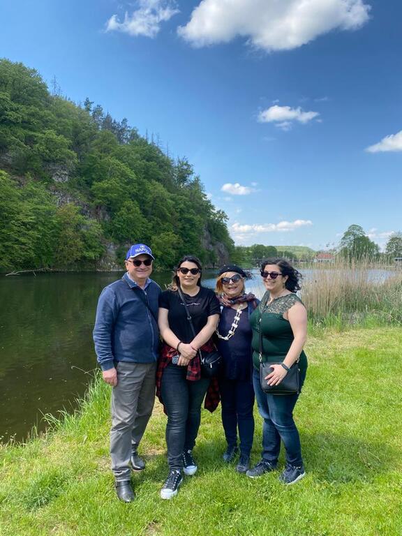Our family: from left: Claudio, Silvia, Eugenia, Eleonora