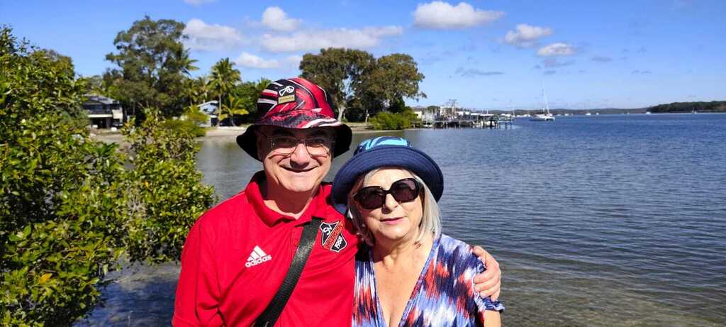 Eugenia and Claudio in Brisbane, July 2025