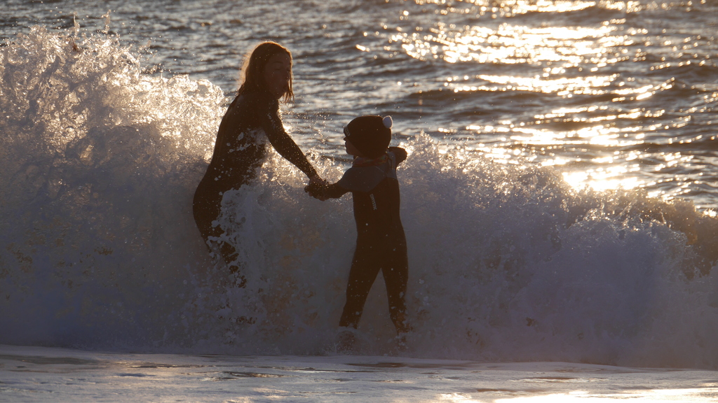 in the waves, Klitmoeller
