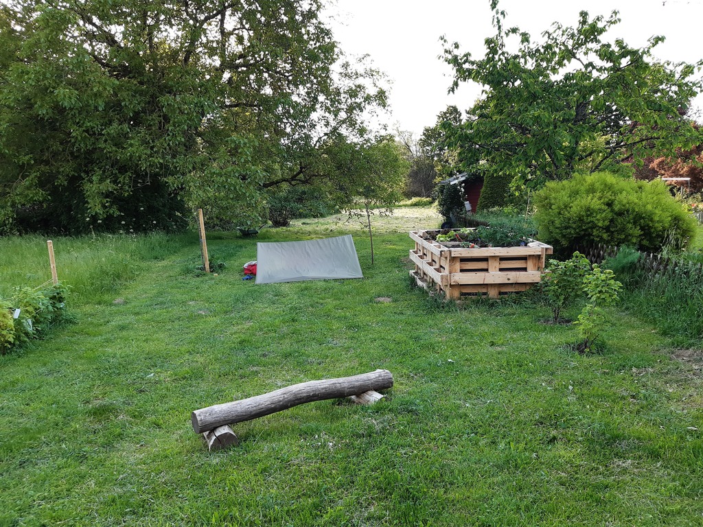 Our garden behind our house