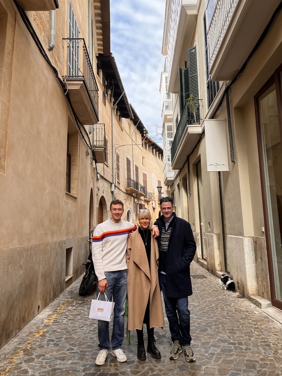 Paco, Larissa, Wolfram in Palma, Mallorca