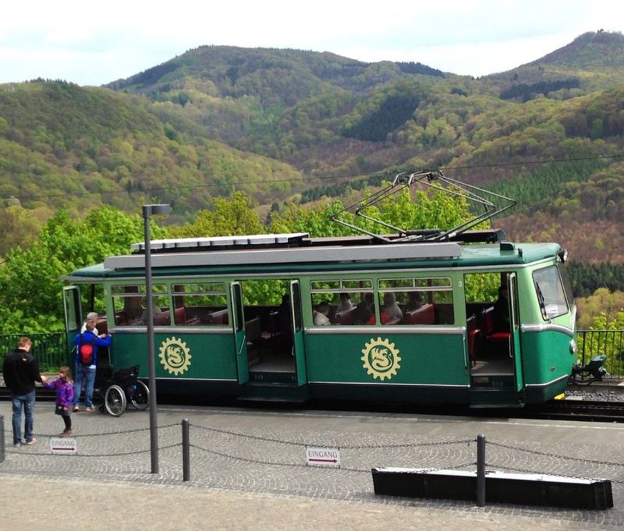 ...to the top of the rock...