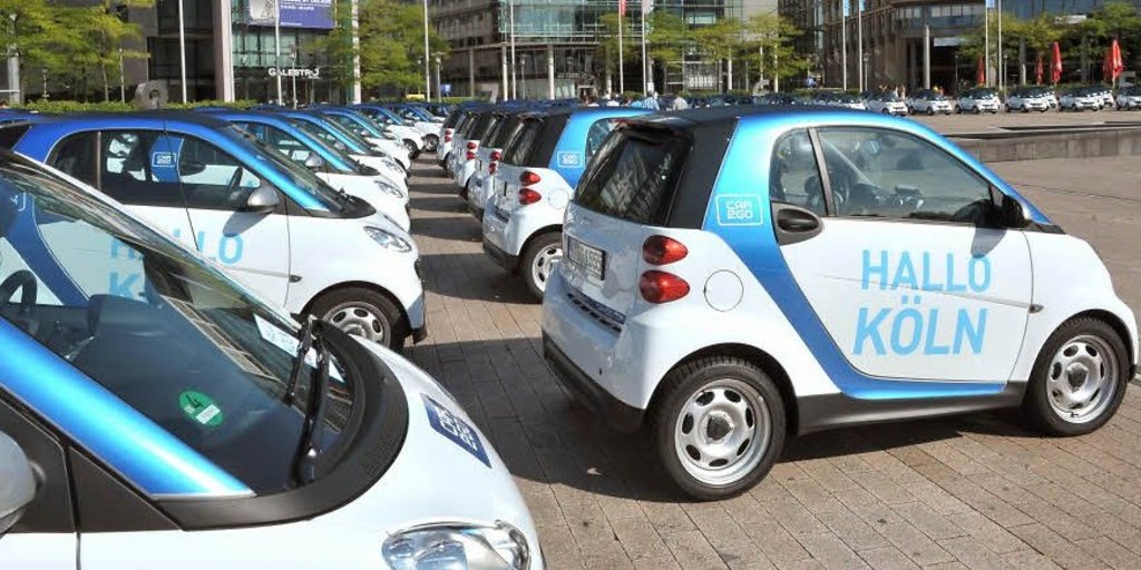 ...you can also rent a sharing-car...