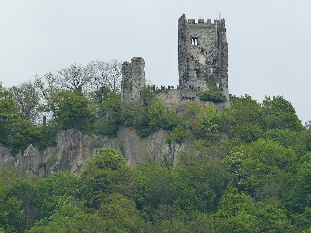 ...to the ruin Drachenfels, where the idea of monuments protection (Denkmalschutz) was born...