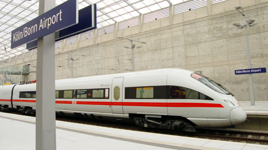 ...because the trains to the city (every 15min.) needs just 20min...