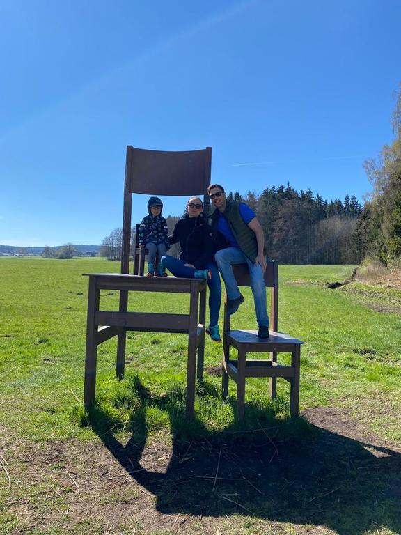 Hiking at Illmensee, spring 2022