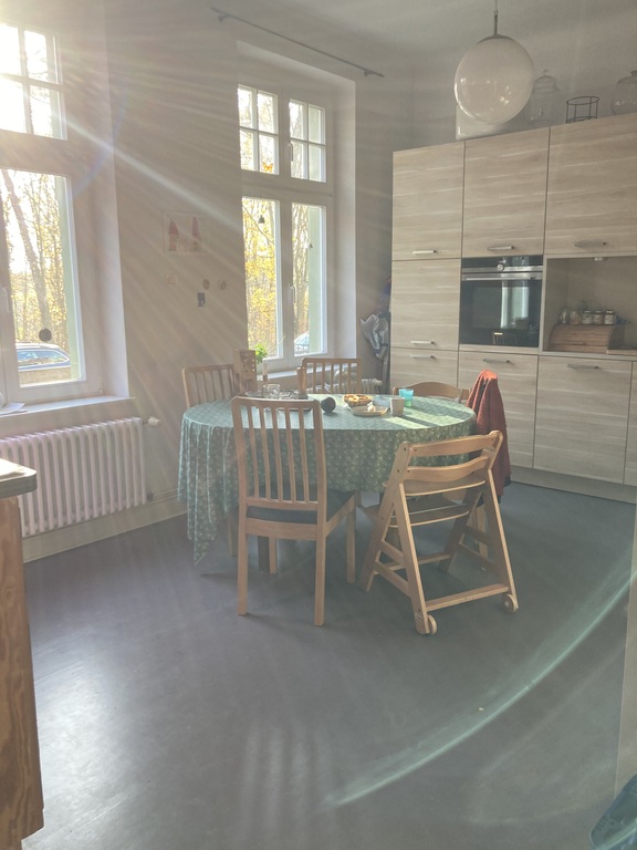 our bright and big kitchen