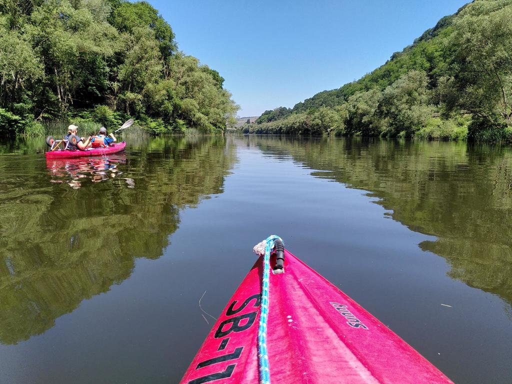Canoeing on the Saar.