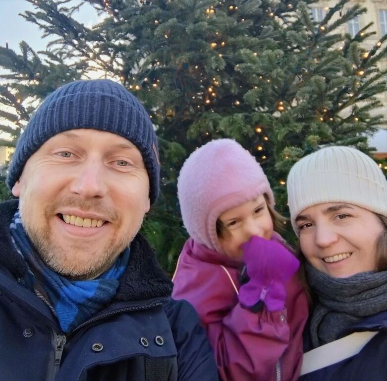 auf dem Weihnachtsmarkt