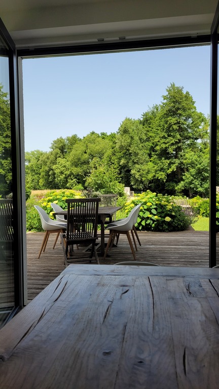 Vom Esszimmer in den Garten
