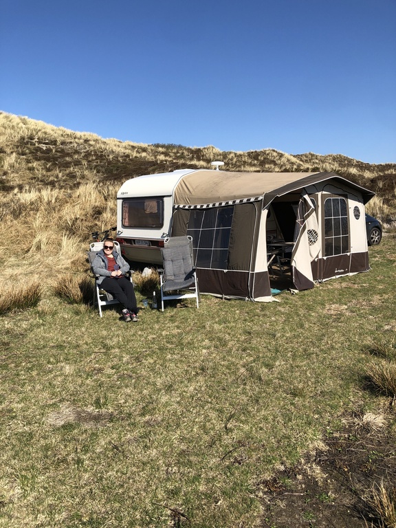 Our caravan in Børsmose