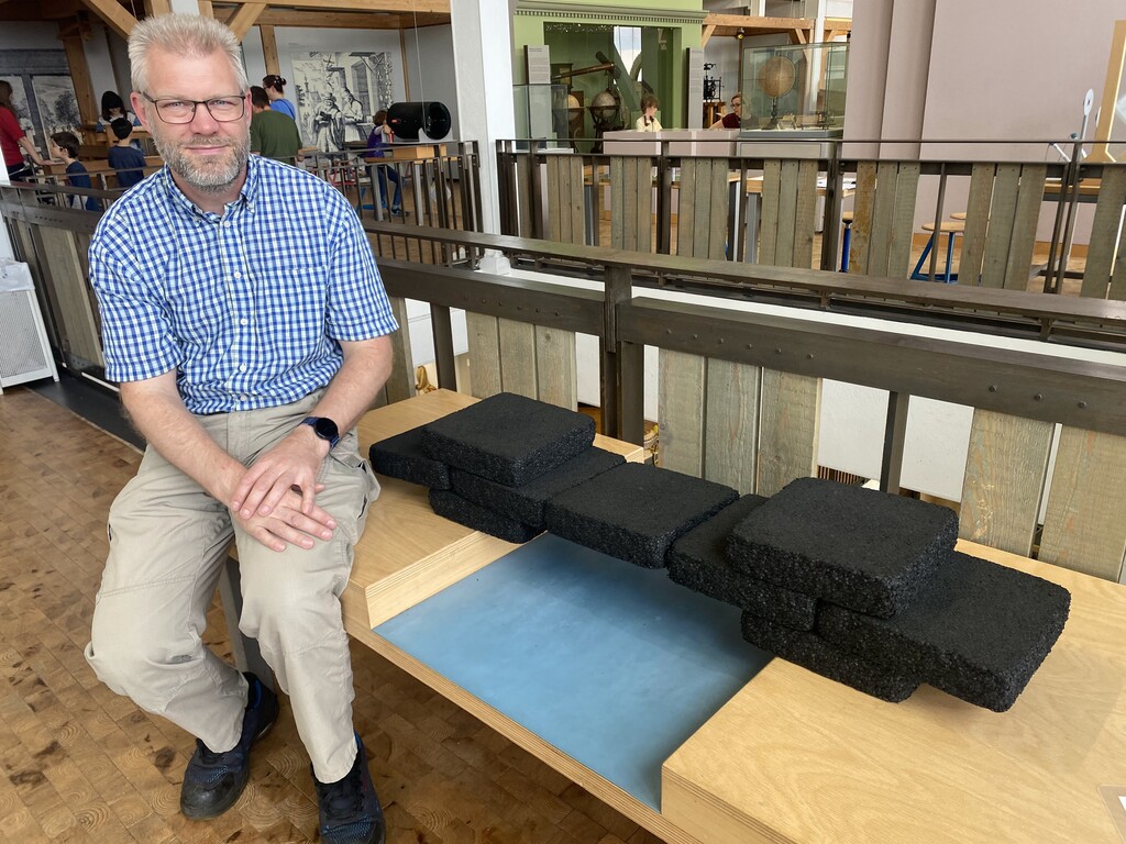 Rasmus, Bridge building in TechnoSeum in Mannheim 2023