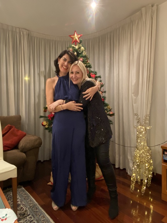 Las cuñadas, Irene y Mónica.