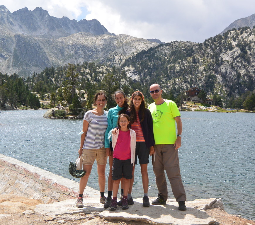 Us at Pyrinees mountains