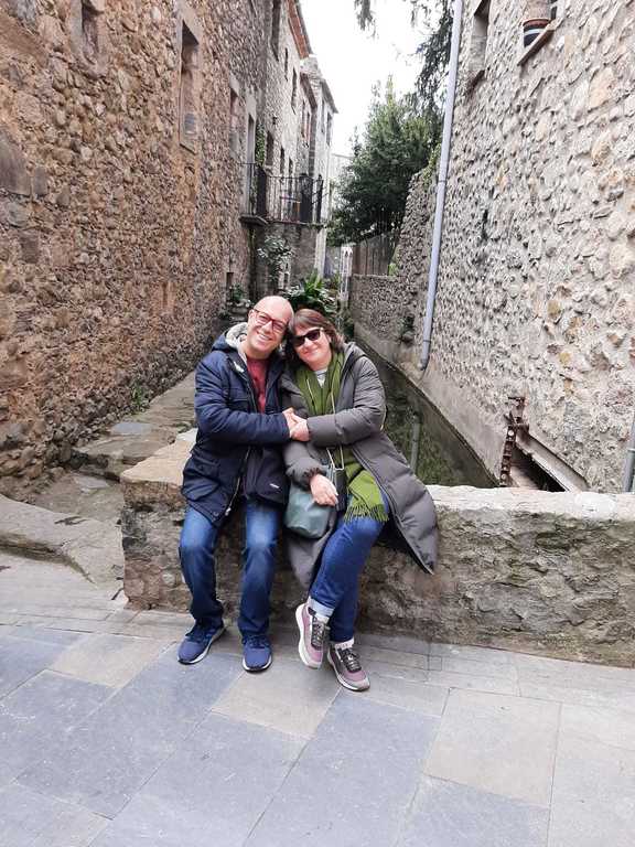 Ricard and Ruth: excursion to Sant Llorenç de la Muga