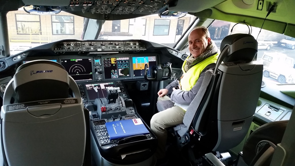 Cock pit Boeing 787