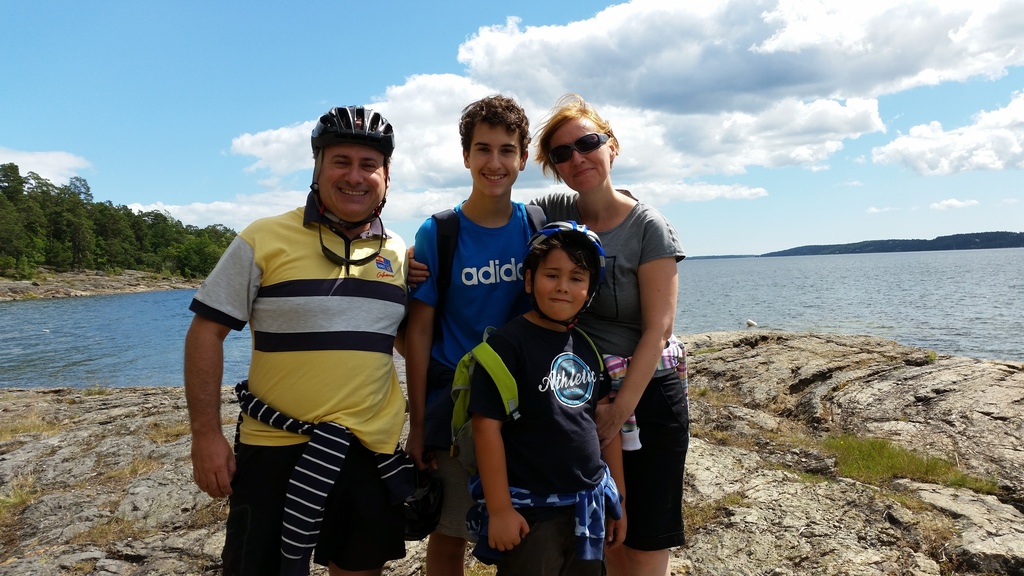 In Sweden, intervac exchange, Saltjobaden.