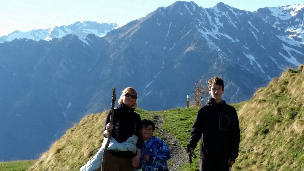 Hiking in Cerler, Spanish Pyrenees.