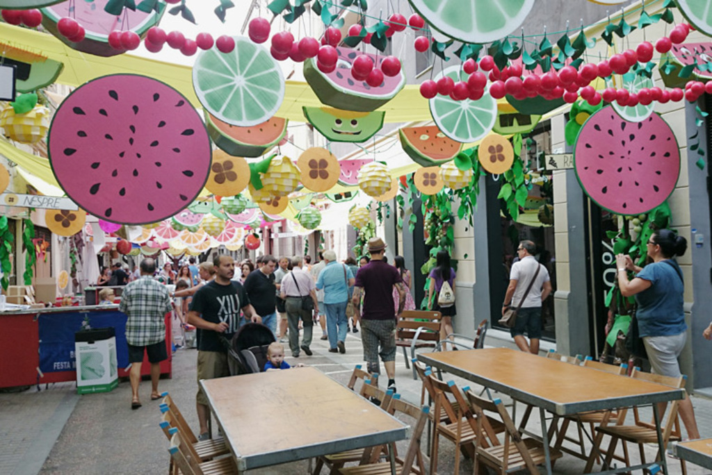 Gràcia Festival (our neighborhood) from 15 to 21 August