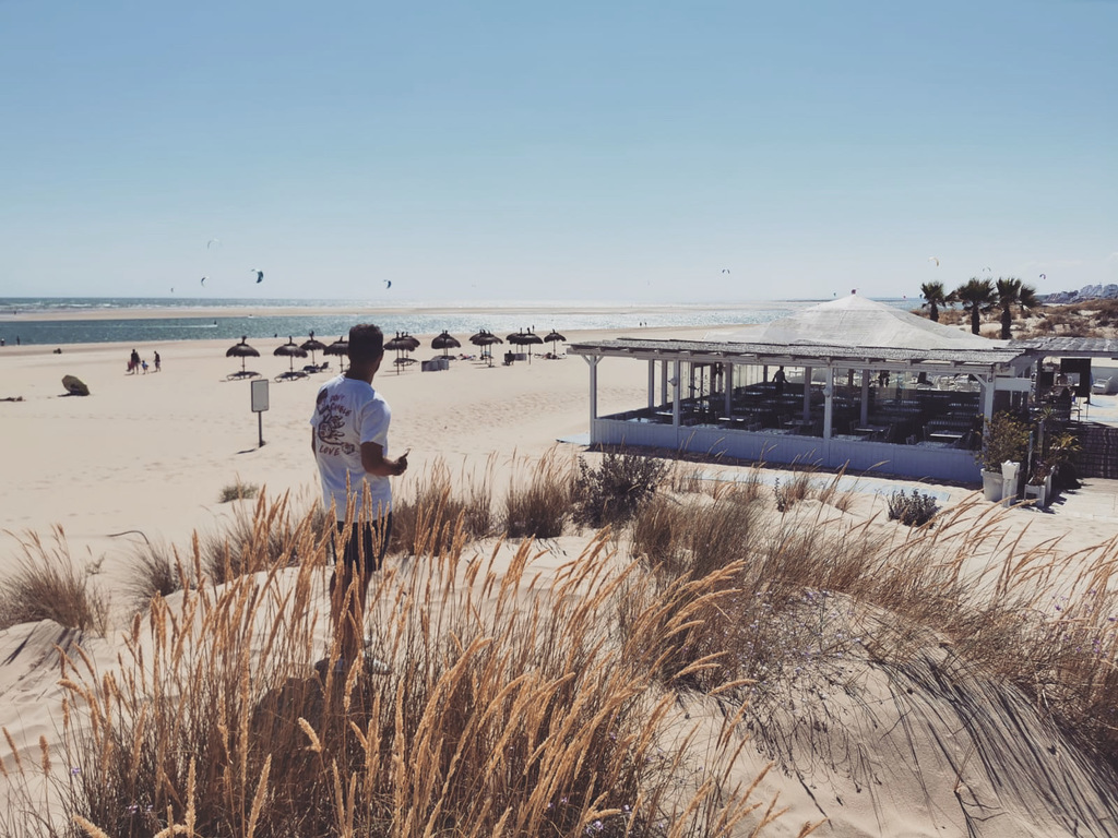 One of the chiringuitos (beach bar) nearby