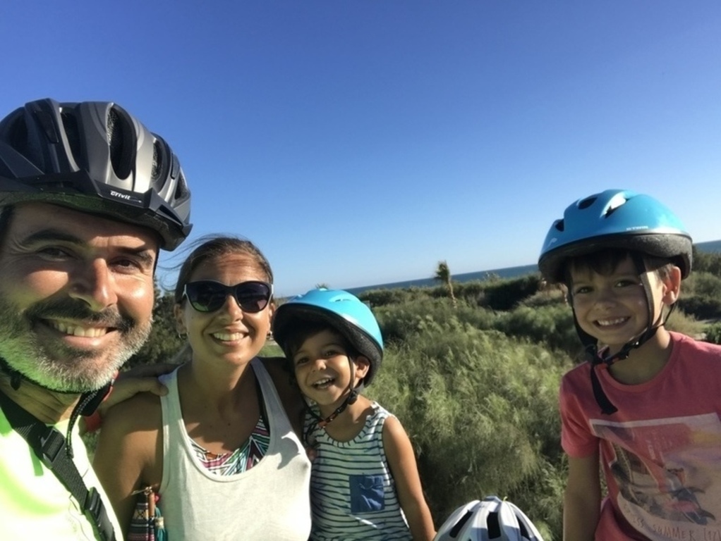  Cycling along the coast