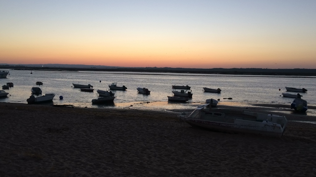 Atardecer en el pueblo.