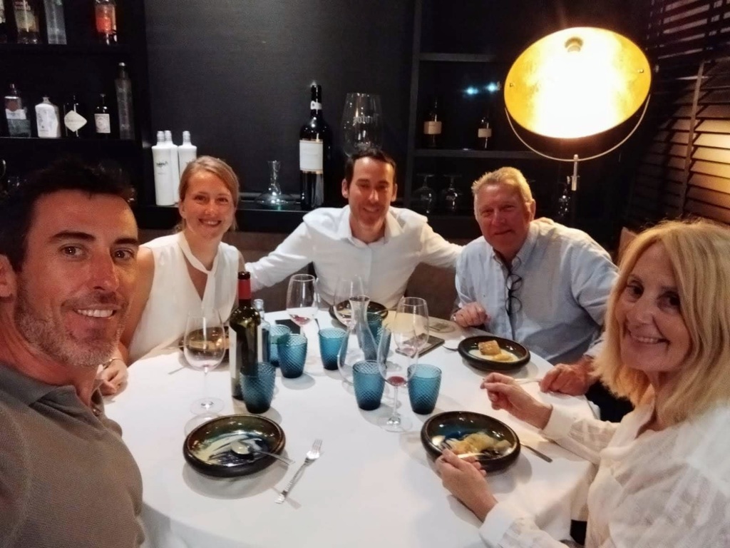 mis hijos jorge,pablo y la novia Janine